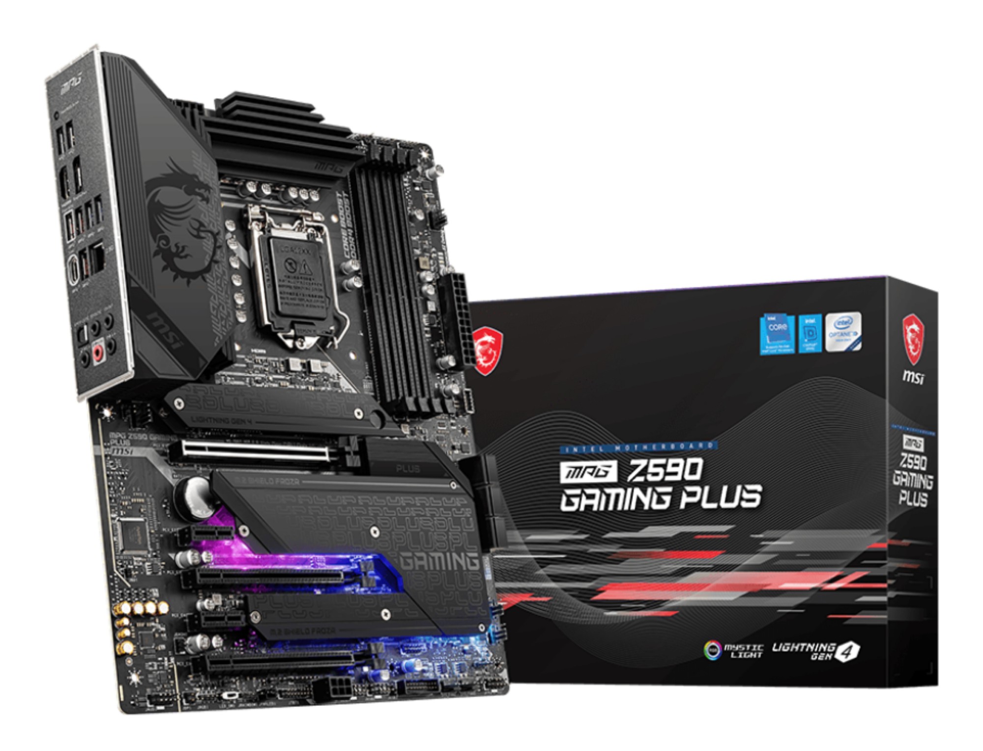 MPG Z590 GAMING PLUS motherboard Intel Z590 LGA 1200 (Socket H5) A