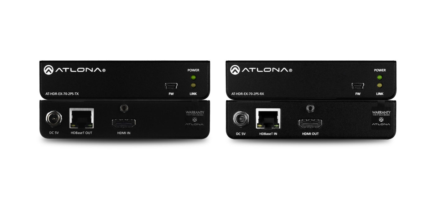 Atlona AT-HDR-EX-70-2PS AV extender AV transmitter & receiver