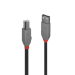 Lindy 36672 USB cable 1 m 2.0 USB A USB B Black