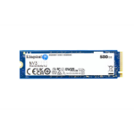 Kingston Technology NV3 (SNV3S/500G) 500GB NVMe SSD, M.2 Interface, PCIe Gen4, 2280, Read 6000 MB/s, Write 2200 MB/s, 3 Year Warranty