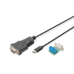 Digitus DA-70168 seriële kabel Zwart 1 m DB-9