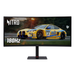 Acer Nitro XV5 Nitro XV345CURV3 34" WQHD (3440x1440) 180Hz FreeSync USB-C Curved Gaming Monitor