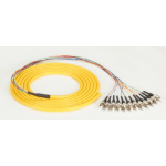 Black Box FOPT50S1-ST-12YL-3 InfiniBand/fibre optic cable 3 m 12x ST OFNR OS2 Yellow