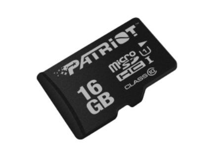 PSF16GMDC10 PATRIOT MEMORY Memory LX Series MicroSDHC UHS-I/Class 10