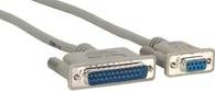 Microconnect ModemCable DB9-DB25 (3M) networking cable Black