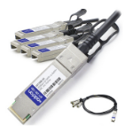 AddOn Networks 5m QSFP+ - 4 x SFP+ InfiniBand cable QSFP+ 4xSFP+ Black