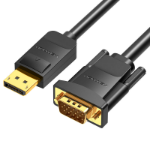 Vention HBLBJ video cable adapter 5 m DisplayPort VGA (D-Sub) Black