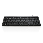 Accuratus KYBAC302-UBLK-UA keyboard USB QWERTY Ukrainian Black
