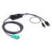 ATEN CV190 KVM cable Black 70.9" (1.8 m)