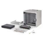 Digitus SOHO Pro network set, 254 mm (10") - 6U, 315 x 300 mm (W x D)