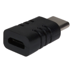 Maplin USB-C to Micro USB-B Female Adapter - Black