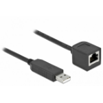 DeLOCK 64162 seriële kabel Zwart 0,25 m USB Type-A