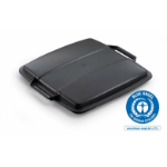 Durable 1800506221 trash can accessory Black Lid