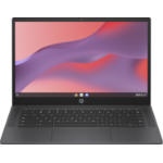 HP Chromebook 14a-nf0002na Intel® N N100 35.6 cm (14") HD 4 GB LPDDR5-SDRAM 128 GB eUFS Wi-Fi 6E (802.11ax) ChromeOS Grey