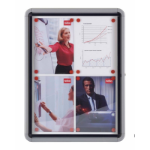 Nobo Premium Plus Outdoor Magnetic Lockable Notice Board 12xA4