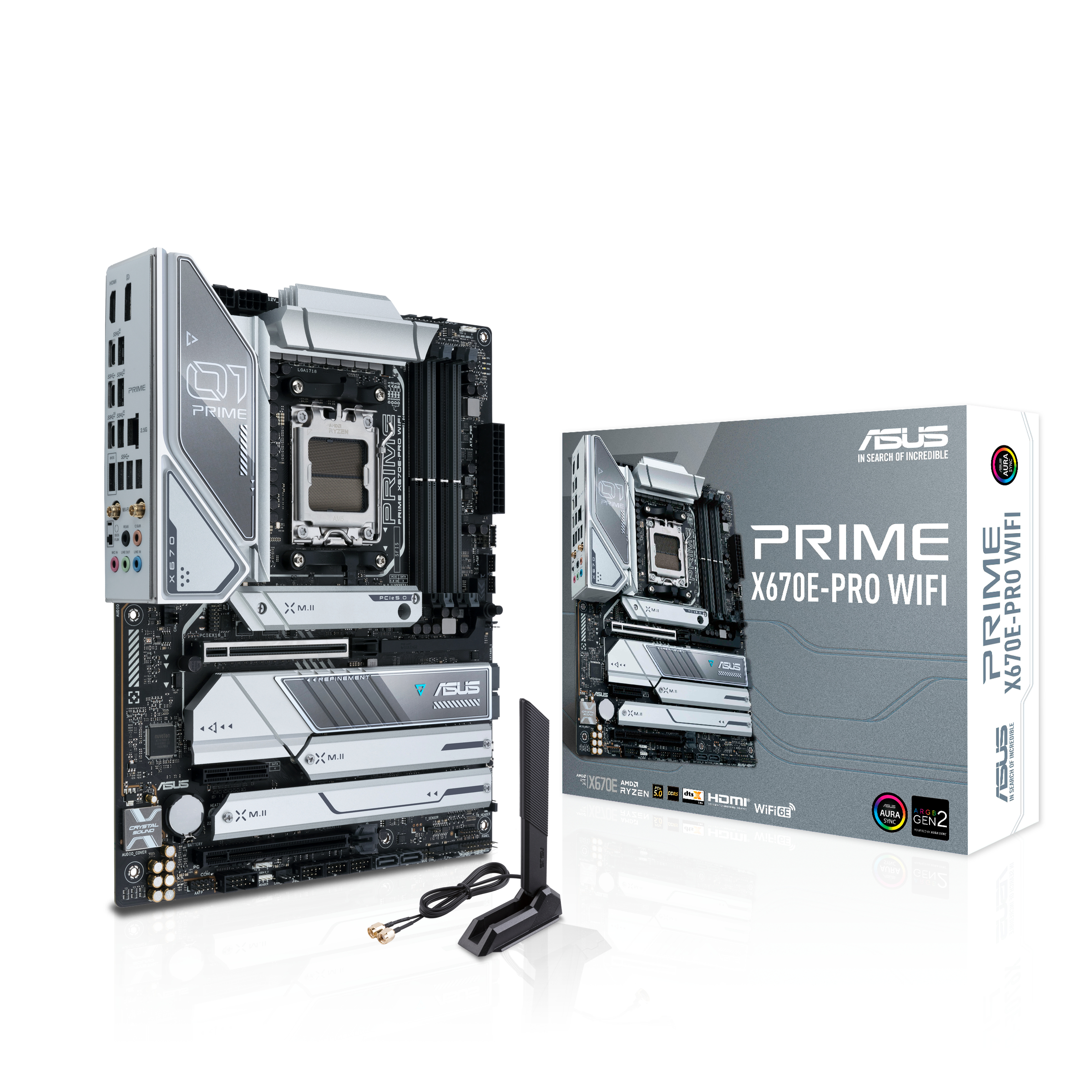 Image of ASUS PRIME X670E-PRO WIFI AMD X670 Socket AM5 ATX