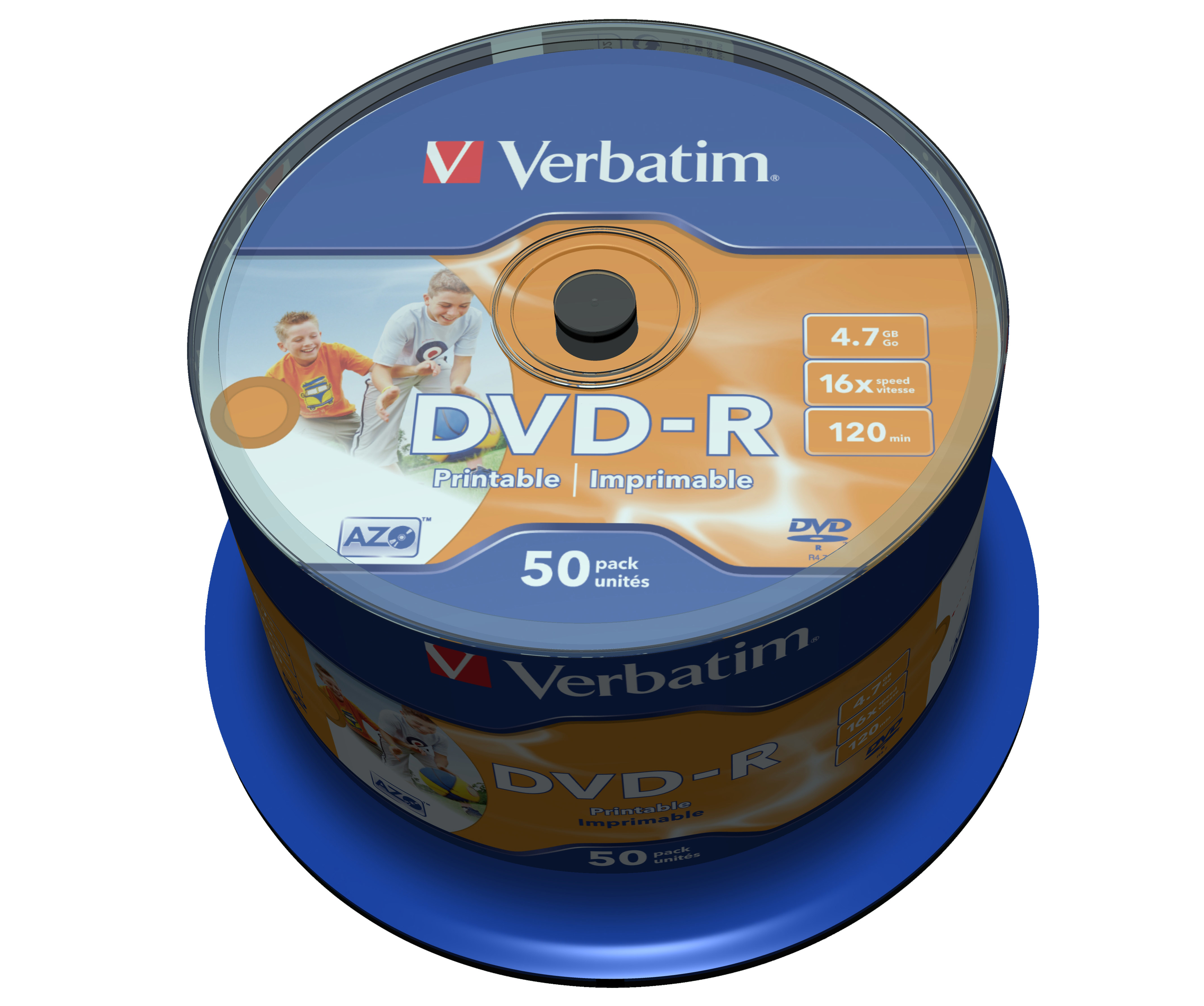 Image of Verbatim 43533 blank DVD 4.7 GB DVD-R 50 pc(s)