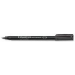 Staedtler 317-9 permanent marker Bullet tip Black