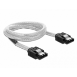 DeLOCK 85342 SATA cable 0.5 m SATA 7-pin Black, Transparent