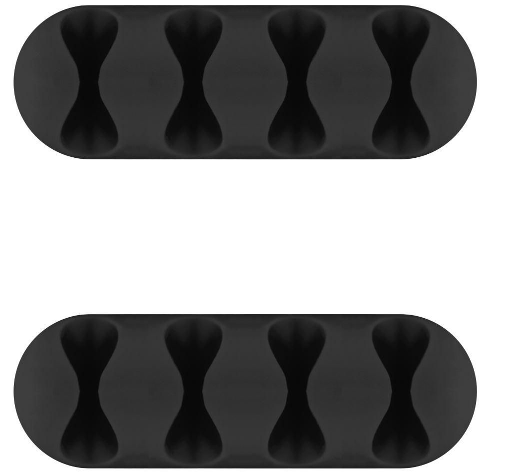 Microconnect Black Cablemana-16 Cable Organizer Floor Cable Holder 2 P