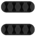 Microconnect CABLEMANA-16 cable organizer Floor Cable holder Black 2 pc(s)