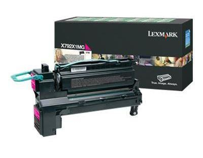 Lexmark X792X1MG Toner cartridge magenta return program, 20K pages...