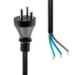 ProXtend Type K (Denmark) to Open End Montage Power Cord Black 5m