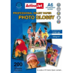 Activejet AP6-260GR200 photo paper A6 White Gloss