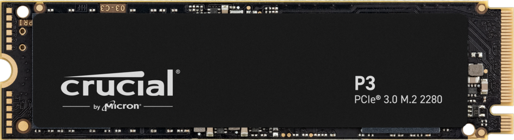 Image of Crucial P3 M.2 4000 GB PCI Express 3.0 3D NAND NVMe