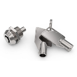 Compulocks CYLKD50 cable lock Silver