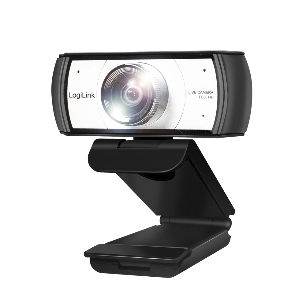 Image of LogiLink Conference HD USB webcam, 120°, dual microphone, manual...