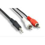 Axiom MJMRCAM6FT-AX audio cable 72" (1.83 m) 3.5mm 2 x RCA Black