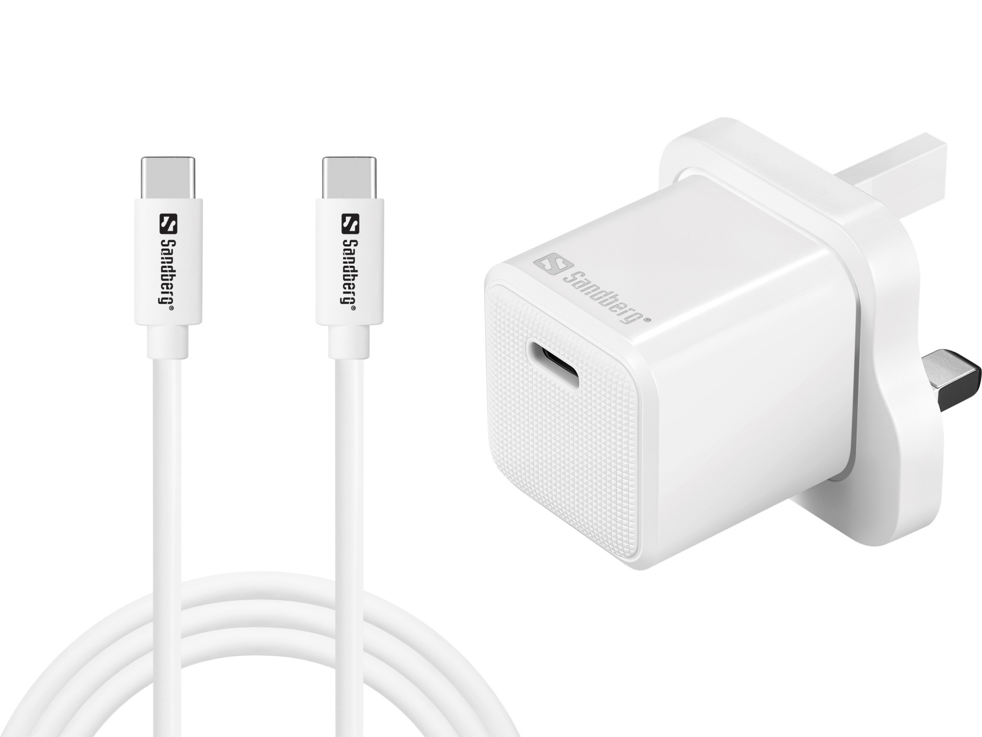 Sandberg USB-C 20W Charger UK+USB-CC
