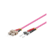 Alcasa LW-8075TC4 InfiniBand/fibre optic cable 7.5 m SC ST Violet