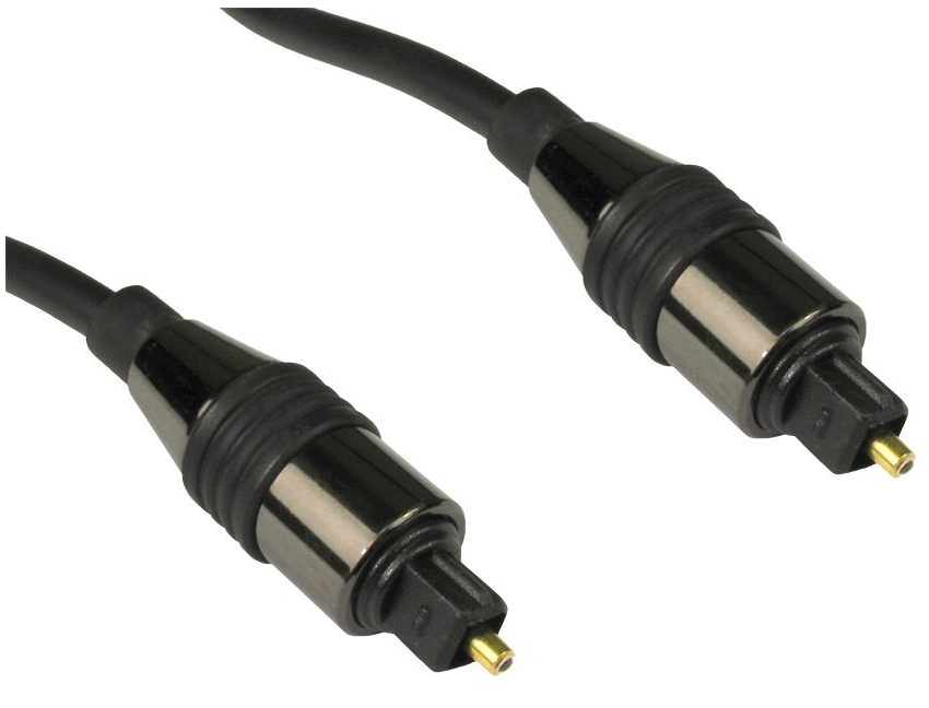 Cables Direct 4OPT-101 audio cable 1 m TOSLINK Black