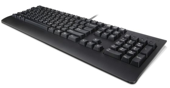 Image of Lenovo Preferred Pro II keyboard USB Danish Black