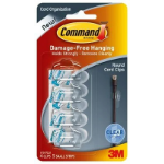 Command 17017CLR Wall Cable holder Transparent 4 pc(s)