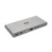 Tripp Lite U442-DOCK4-INT laptop dock/port replicator Wired USB 3.2 Gen 2 (3.1 Gen 2) Type-C Gray