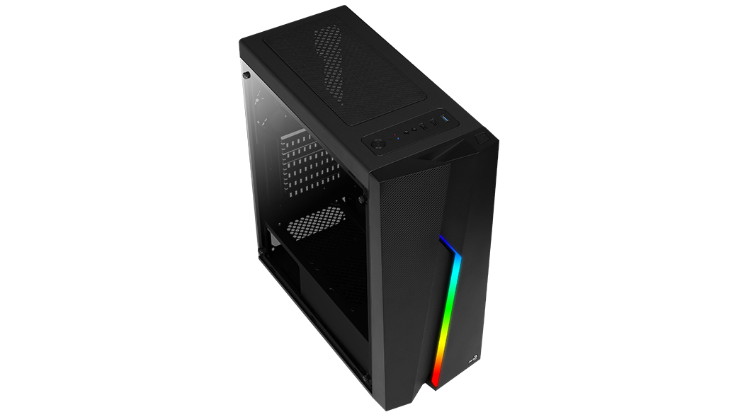 ACCM-PV15012.11 AEROCOOL Geh Midi Bolt Black RGB MicroATX/ATX/Mini-ITX o.N.