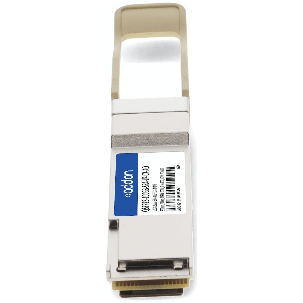 AddOn Networks QSFP28100GBSR4LPCXAO Compatible 100G QSFP28 100 m TAA Compliant Transceiver