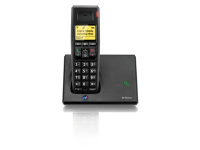 Image of British Telecom Diverse 7110 R DECT telephone Caller ID Black