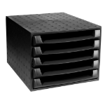 Exacompta 221014D office drawer unit Black