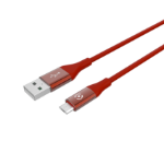 Celly USBMICROCOLORRD USB cable USB 2.0 1 m USB A Micro-USB B Red