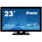 iiyama ProLite T2336MSC-B3AG LED display 58.4 cm (23") 1920 x 1080 pixels Full HD Touchscreen Tabletop Black