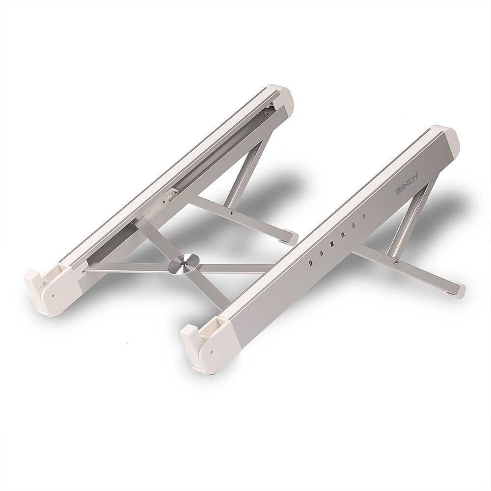 Image of Lindy 20916 notebook stand Silver, White 39.6 cm (15.6")