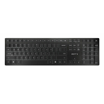 CHERRY JK-9100US-2 keyboard Universal USB + RF Wireless + Bluetooth QWERTY US English Black, Gray