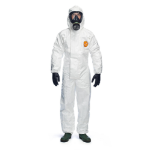 S.T. Dupont Tychem 4000S Chz5 Hooded Coverall White L