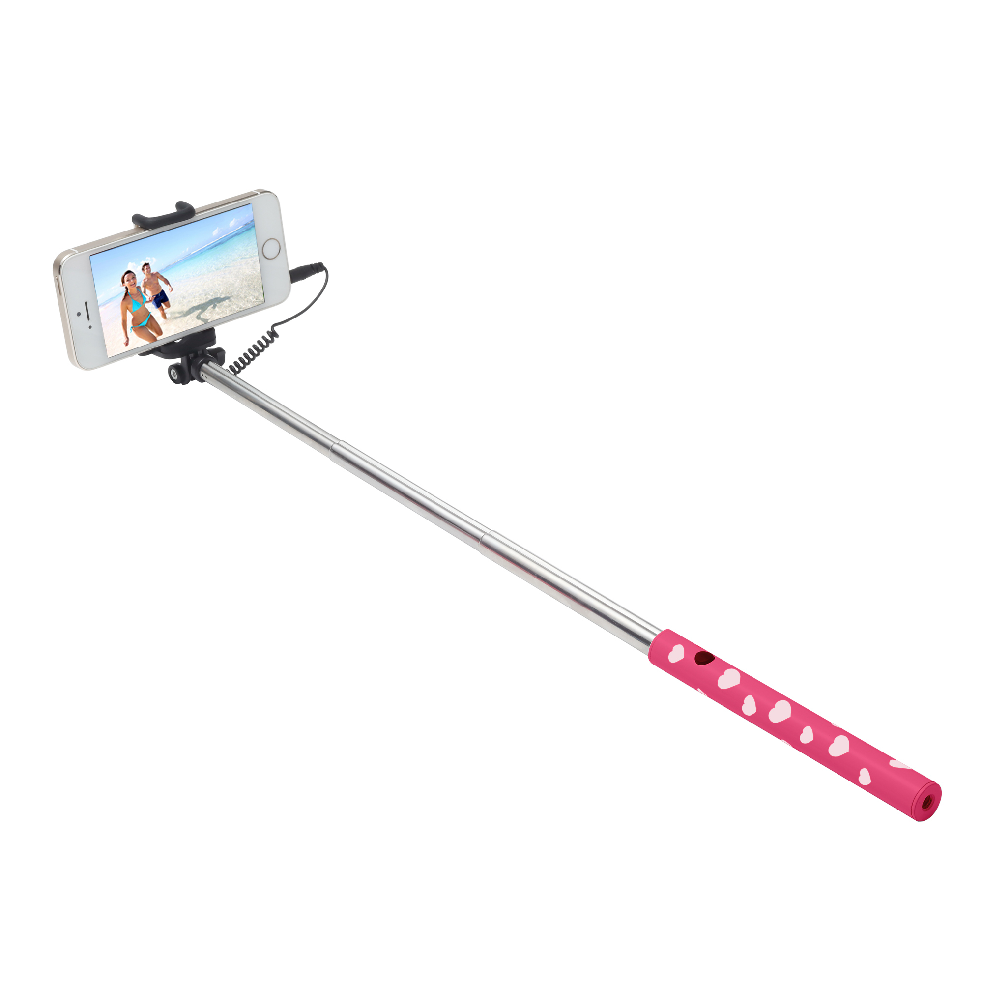 Image of Ultron 173951 selfie stick Smartphone Pink, Silver, White
