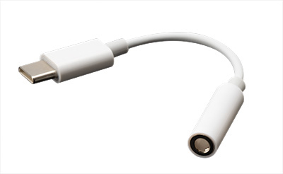 Image of Akasa USB Type-C to 3.5 mm headphone jack adapter