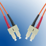 Microconnect SC/PC-SC/PC 3m fibre optic cable OM1 Orange